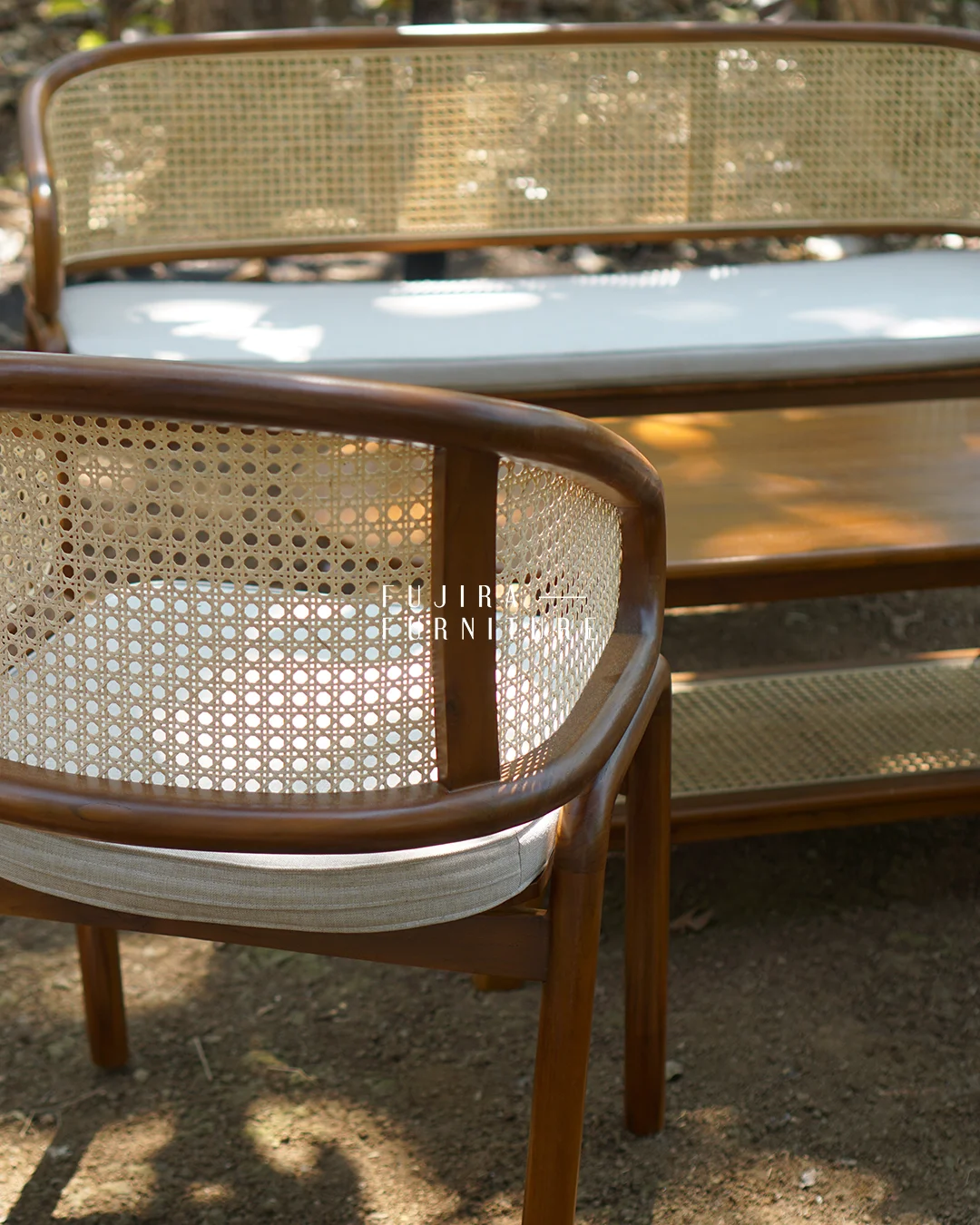 Set Meja Tamu Cleopatra Minimalis Kayu Jati Perhutani - Image 19