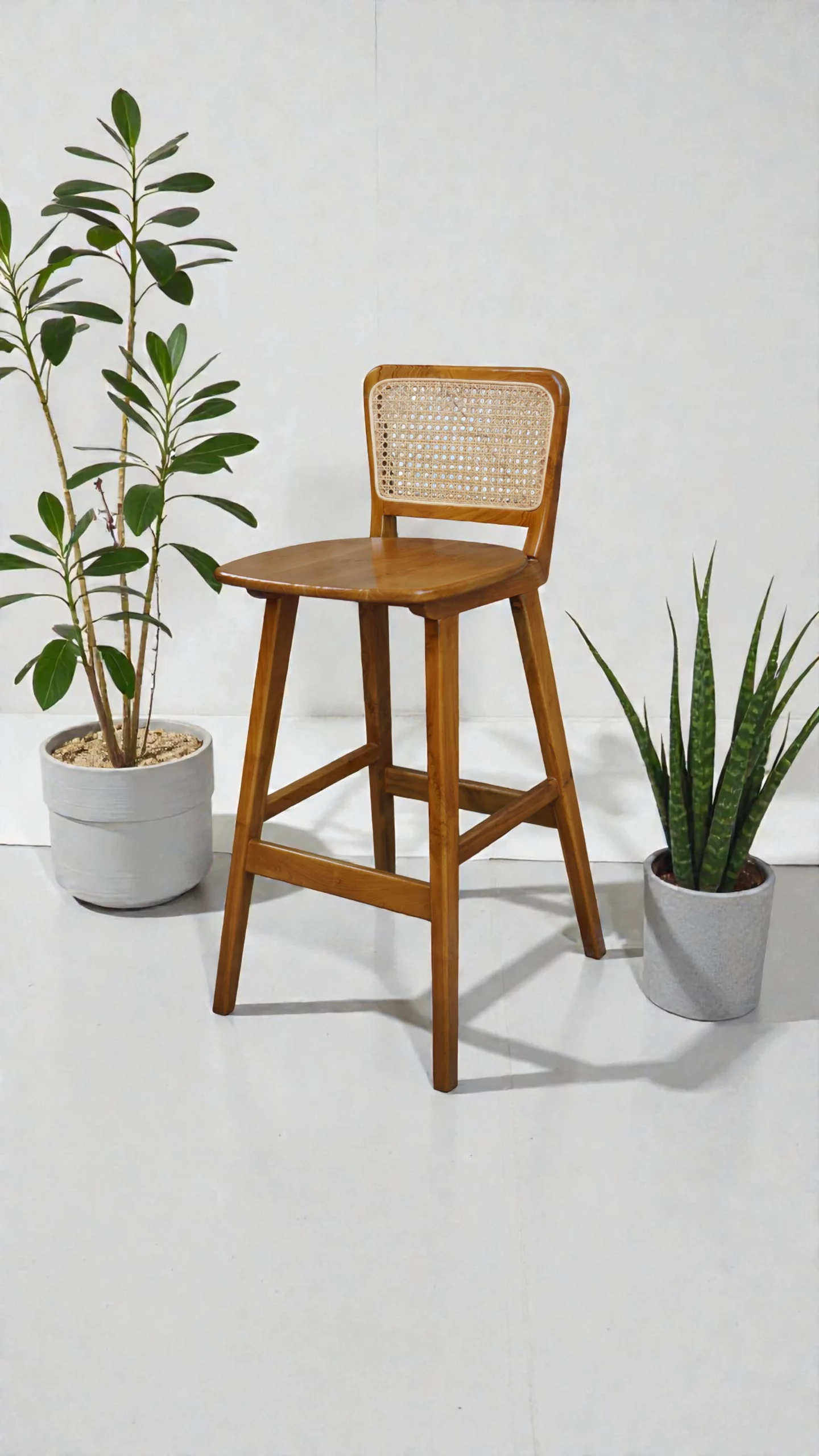 kursi bar cafe kayu jati perhutani - Image 2