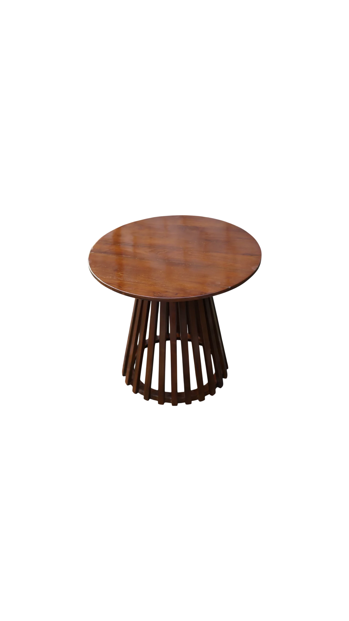 meja teras minimalis cafe aesthetic kayu jati perhutani - Image 6