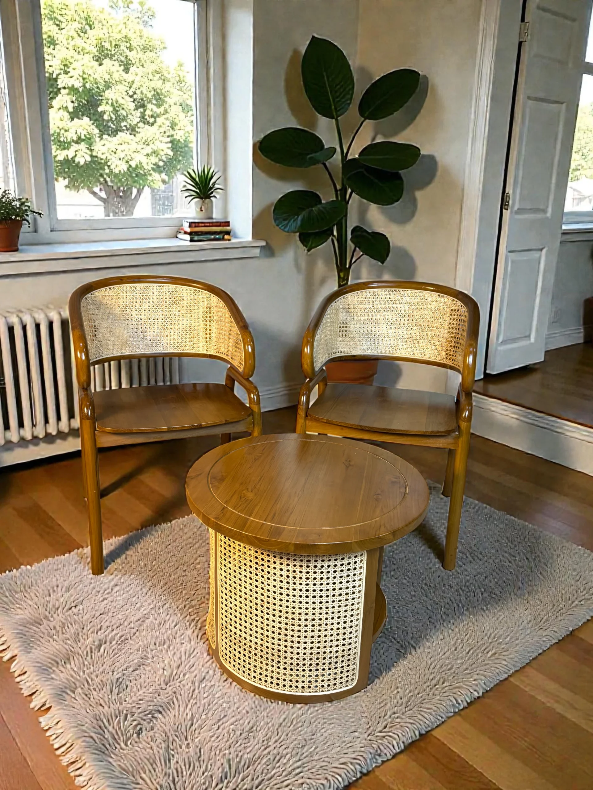 Kursi Teras Cleopatra Minimalis Kayu Jati Perhutani Grade A - Image 2