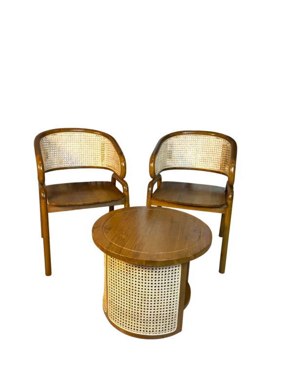 Kursi Teras Cleopatra Minimalis Kayu Jati Perhutani Grade A