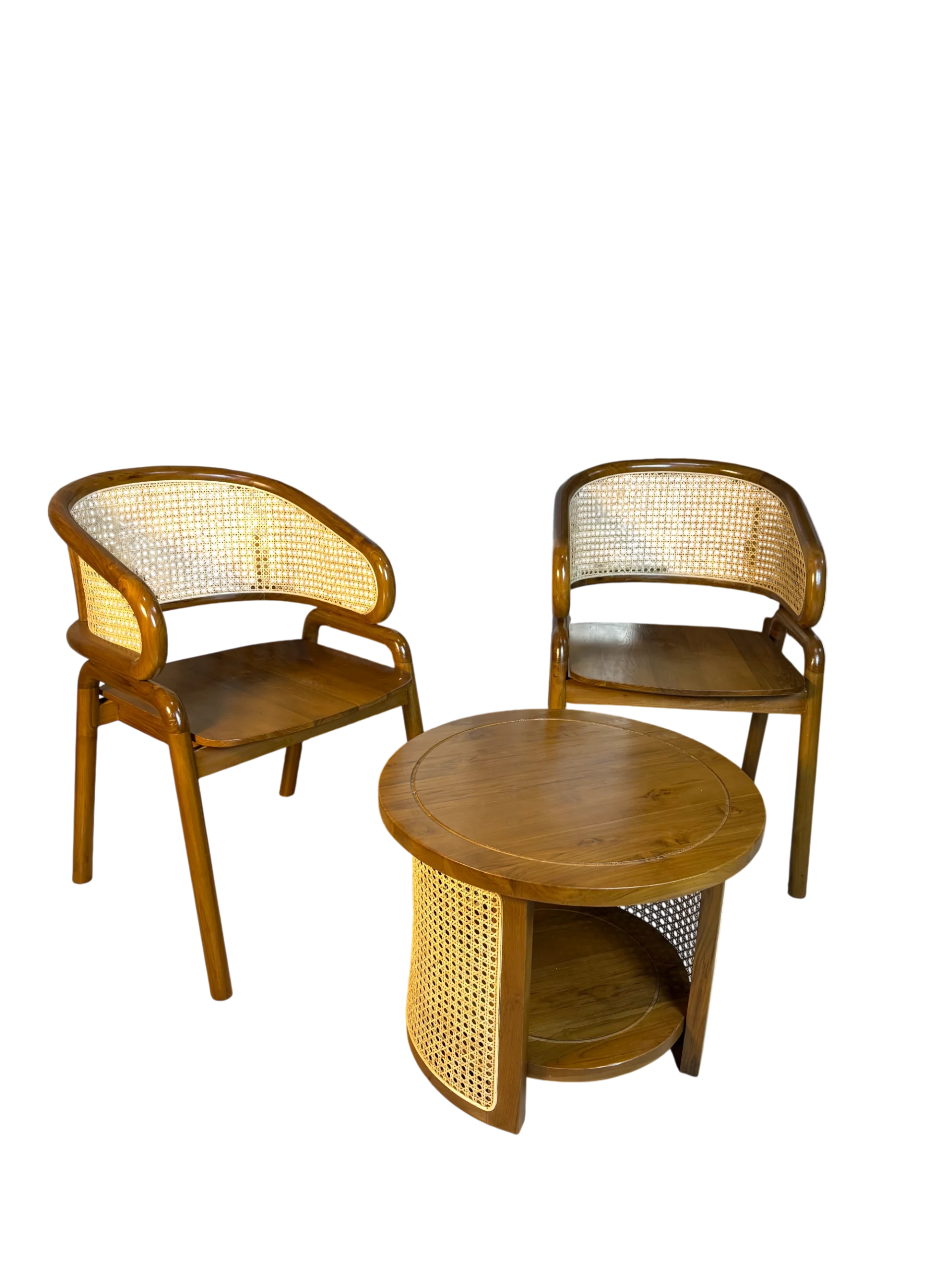 Kursi Teras Cleopatra Minimalis Kayu Jati Perhutani Grade A - Image 3