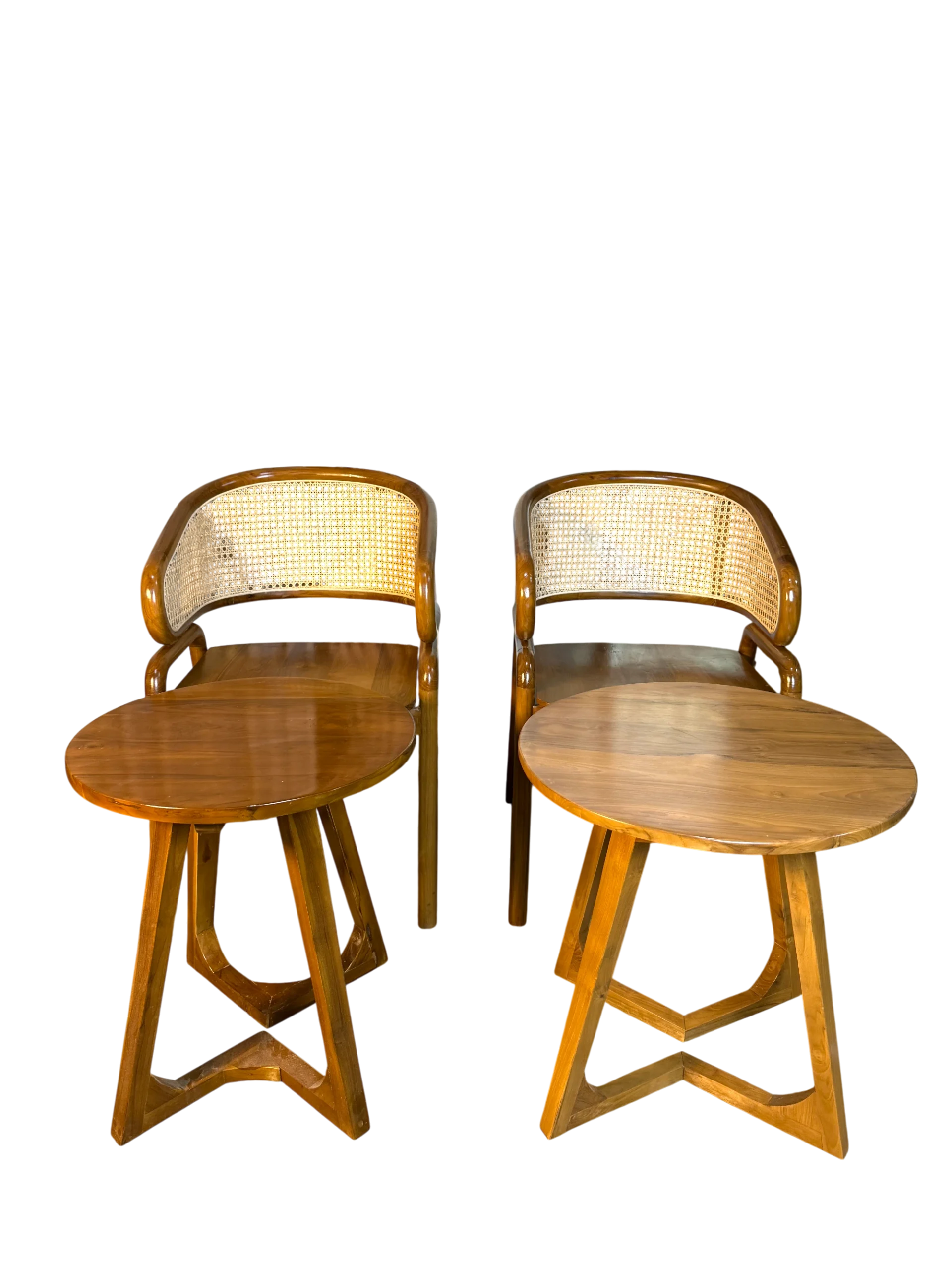 Kursi Teras Cleopatra Minimalis Kayu Jati Perhutani Grade A Meja Kaki V - Image 8