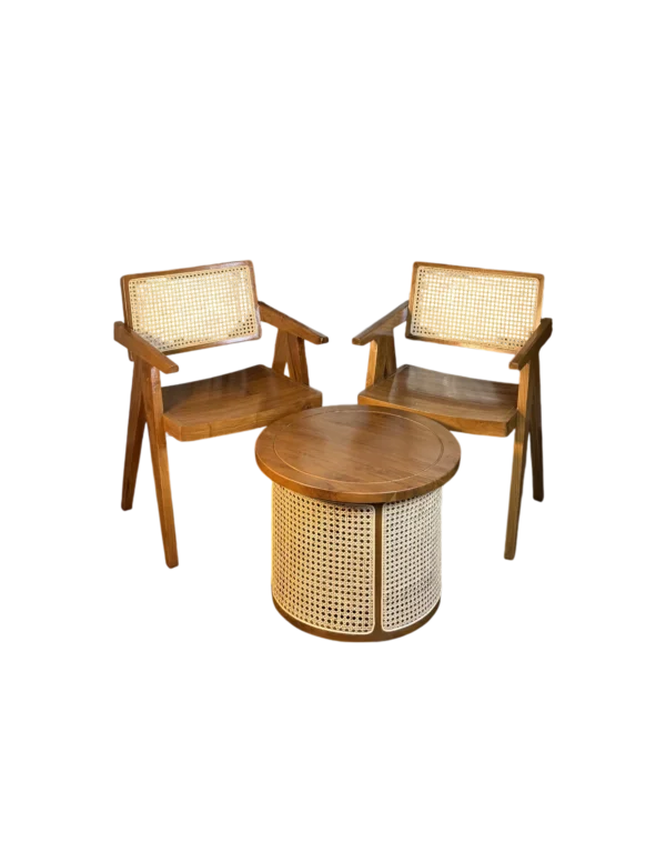 Kursi Teras A Minimalis Kayu Jati Perhutani Grade A