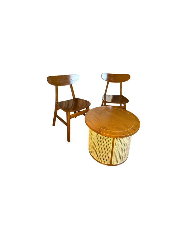 Set Teras Ropan Kursi Teras Ropan Minimalis Kayu Jati Perhutani Meja Coffe