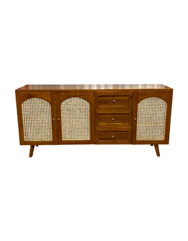 Kabinet TV Minimalis Kayu Jati