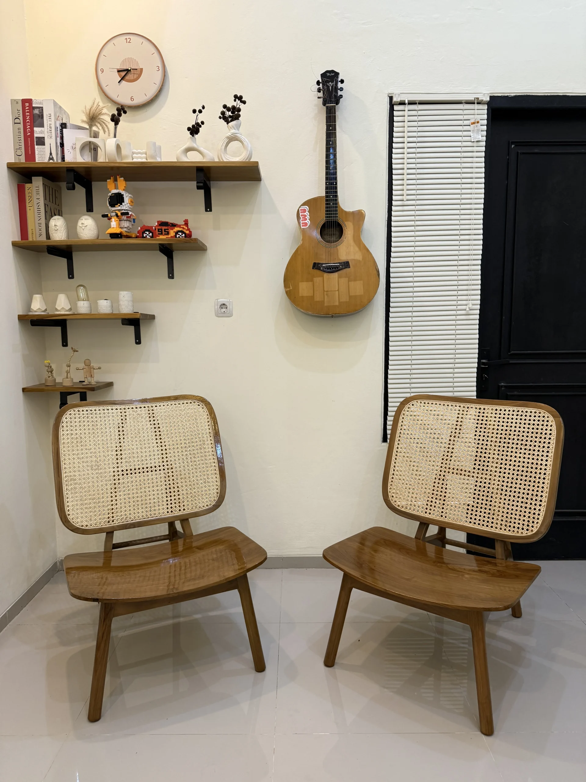 Kursi Cafe Model Tv Kayu Jati Perhutani Grade A - Image 9