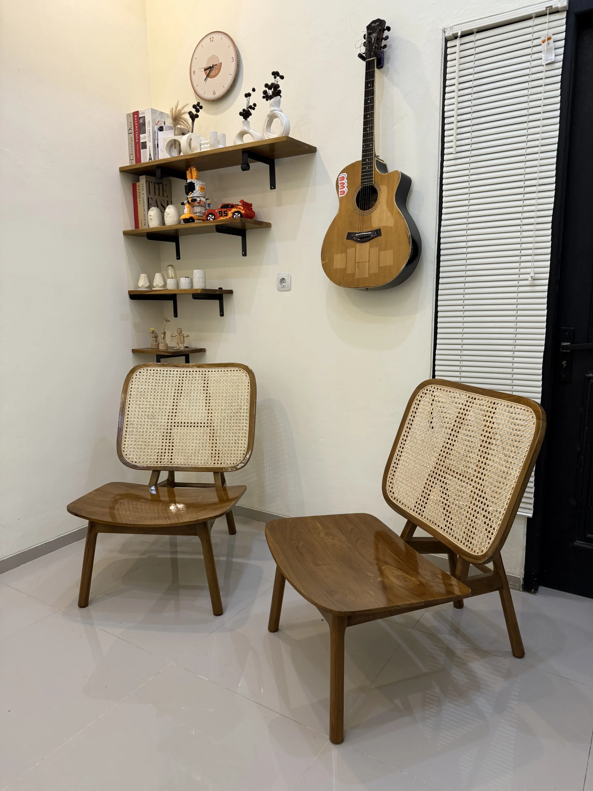 Kursi Cafe Model Tv Kayu Jati Perhutani Grade A - Image 8