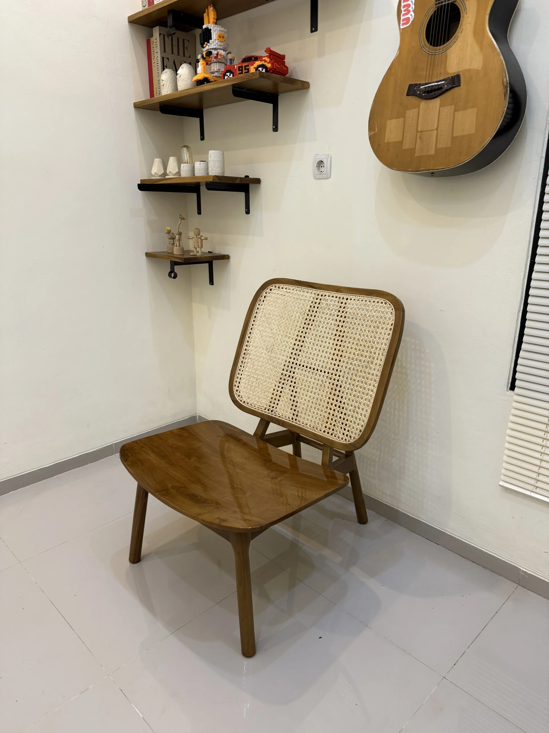 Kursi Cafe Model Tv Kayu Jati Perhutani Grade A - Image 3