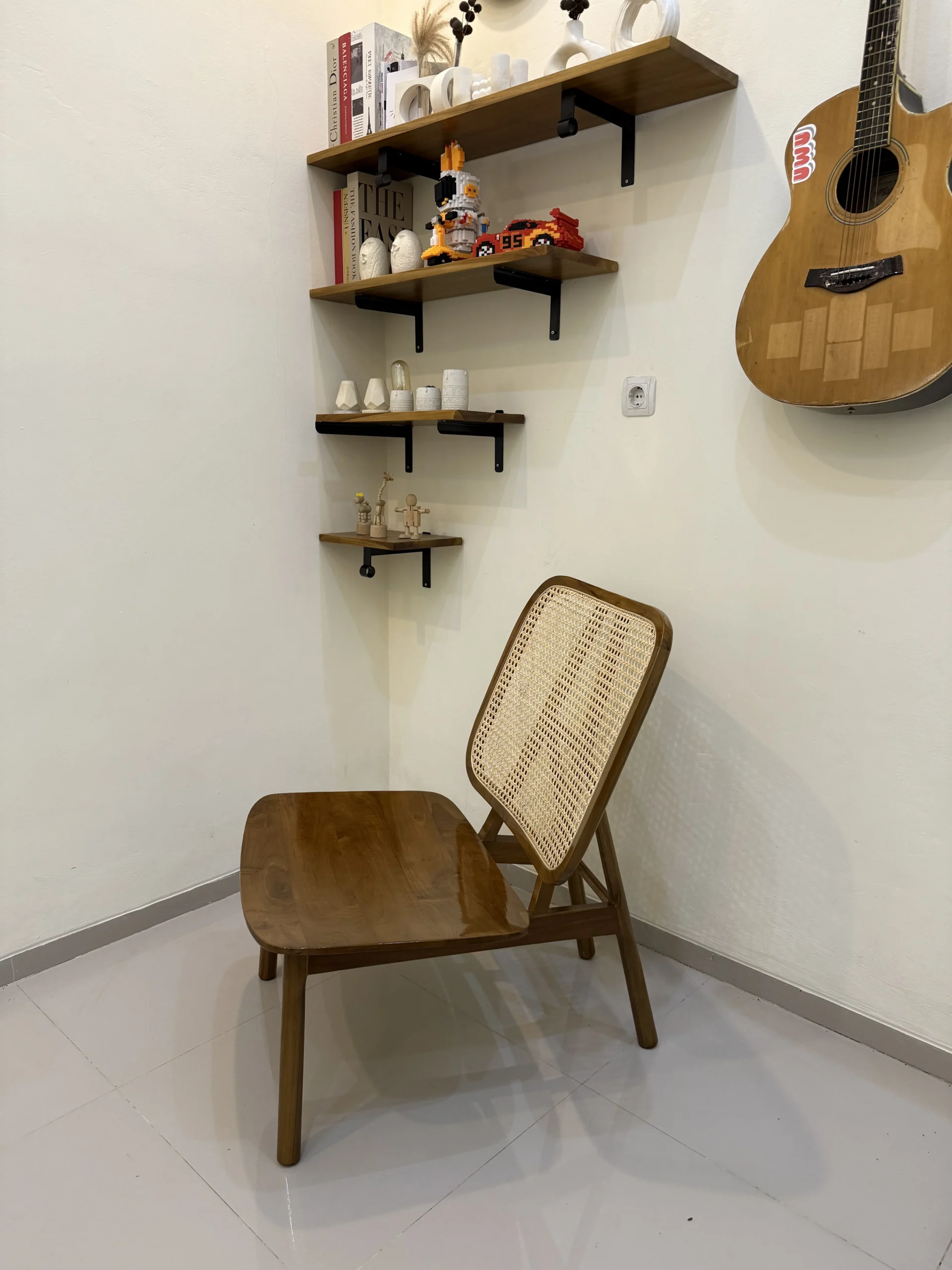 Kursi Cafe Model Tv Kayu Jati Perhutani Grade A - Image 4