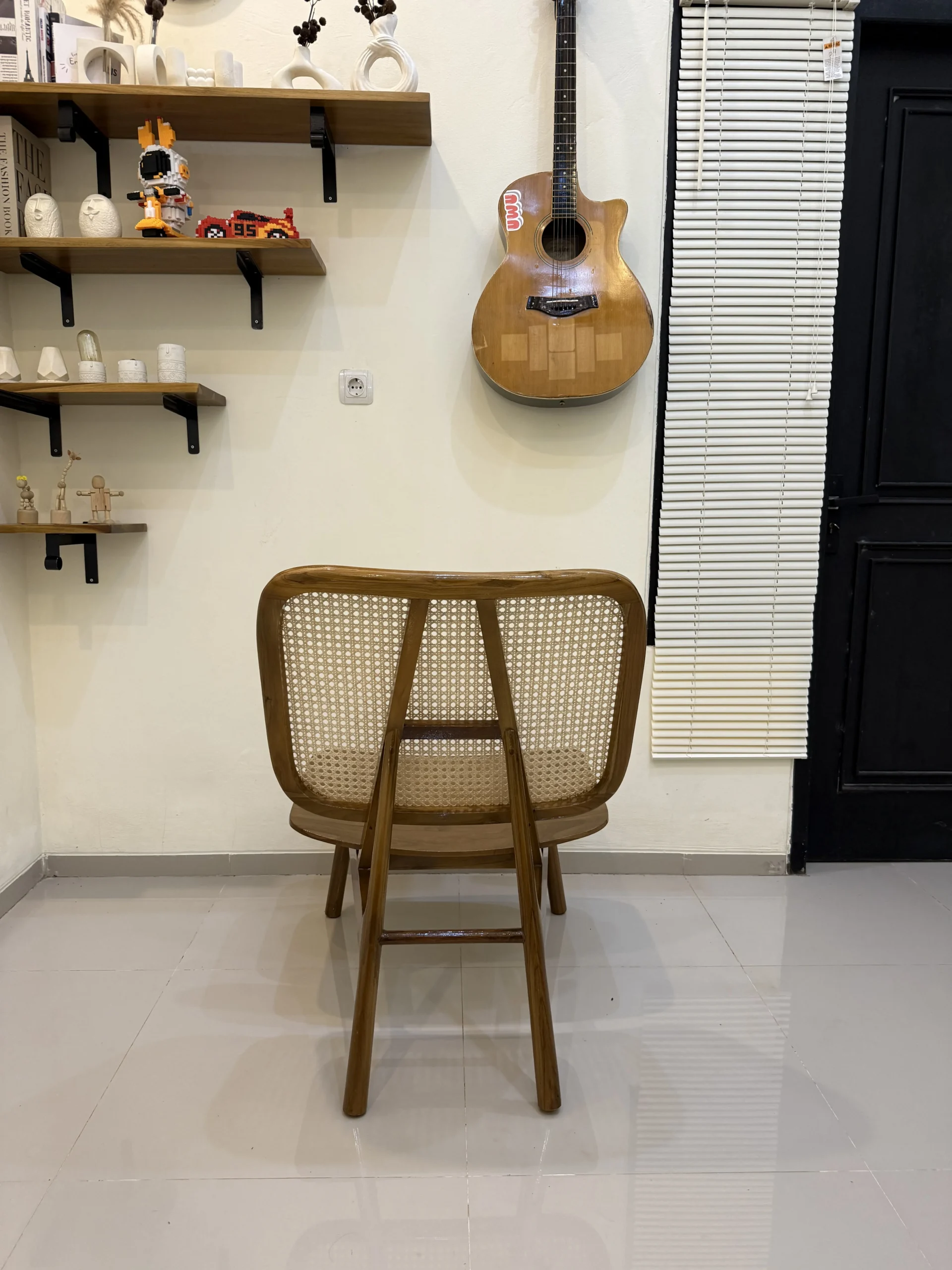 Kursi Cafe Model Tv Kayu Jati Perhutani Grade A - Image 6