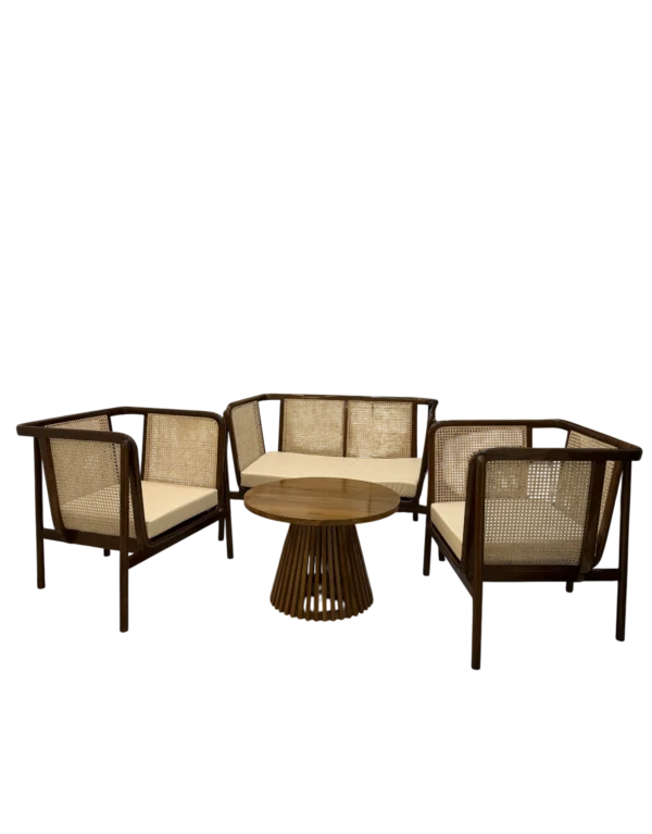 Kursi Sofa Kayu Jati Model U Minimalis