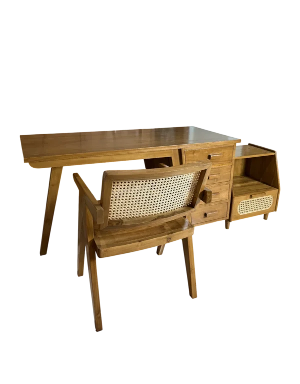 Meja Kantor / Meja Belajar Kayu Jati Perhutani