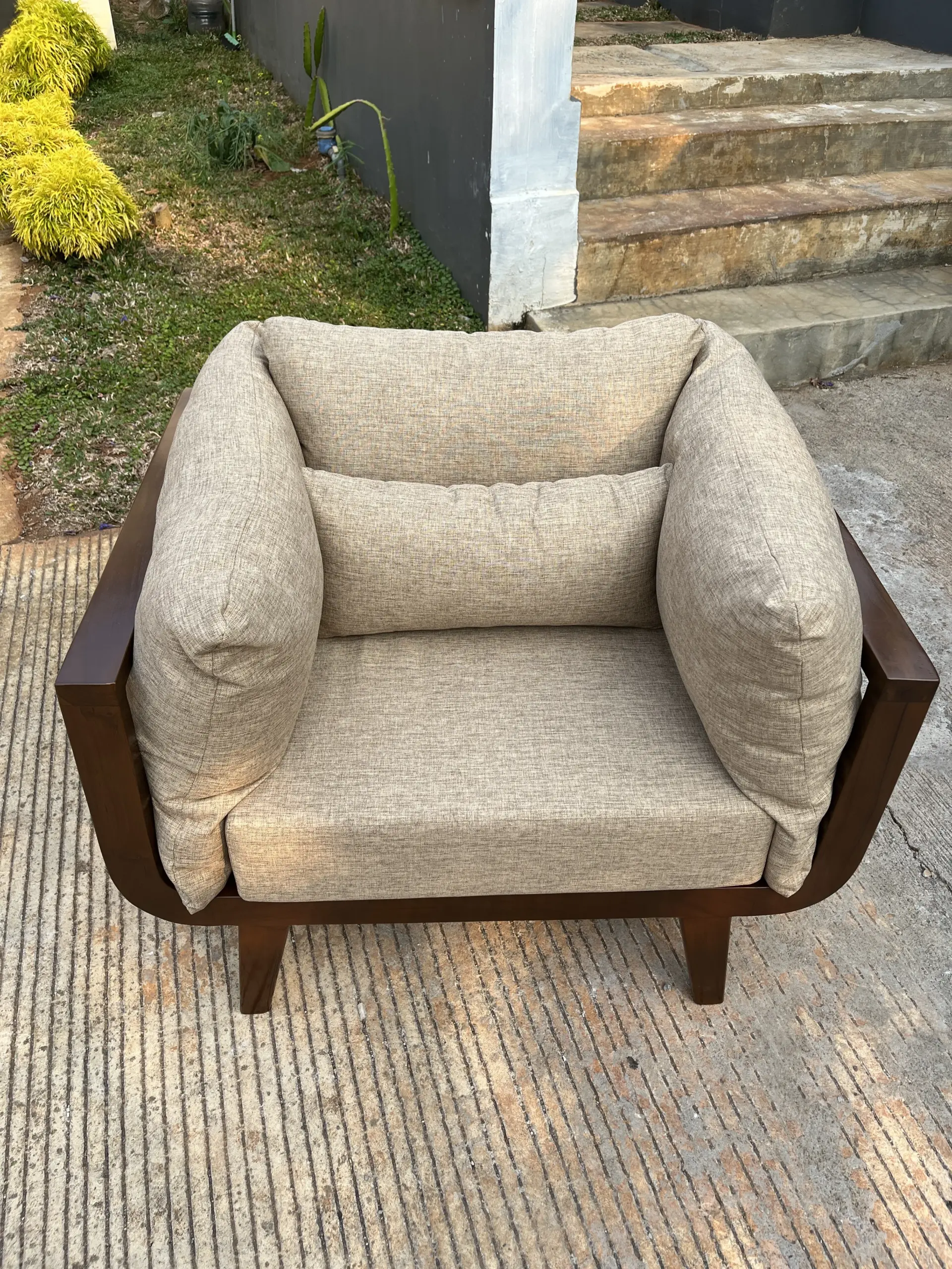 Set Sofa Outdoor / Living Kayu + Cushion - Image 19