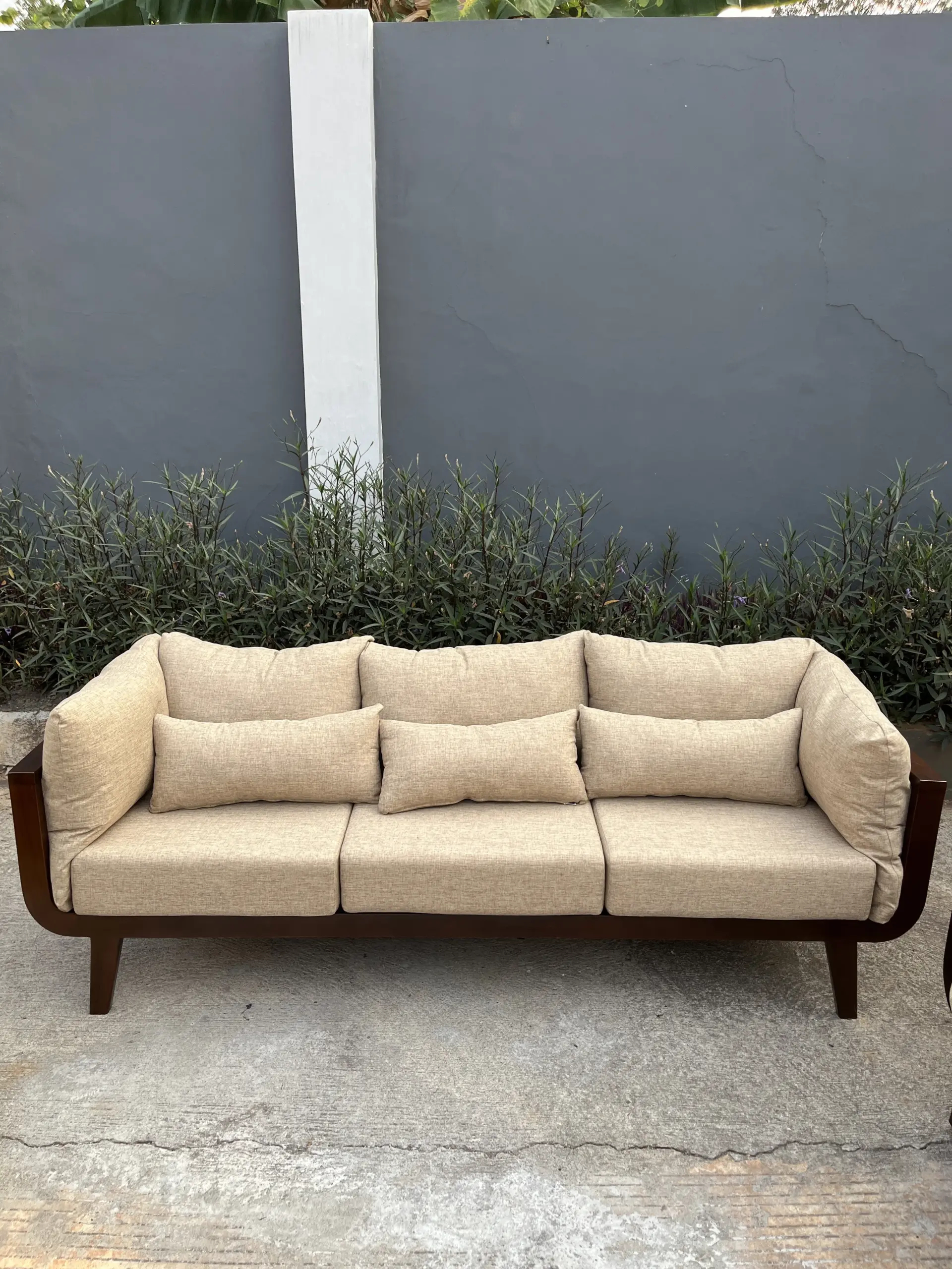 Set Sofa Outdoor / Living Kayu + Cushion - Image 20