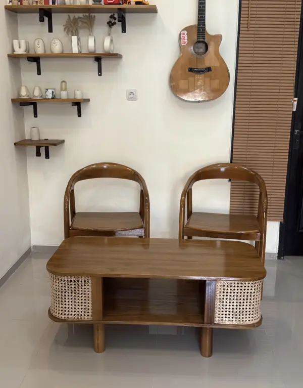Set Teras Selly Premium Kayu Jati