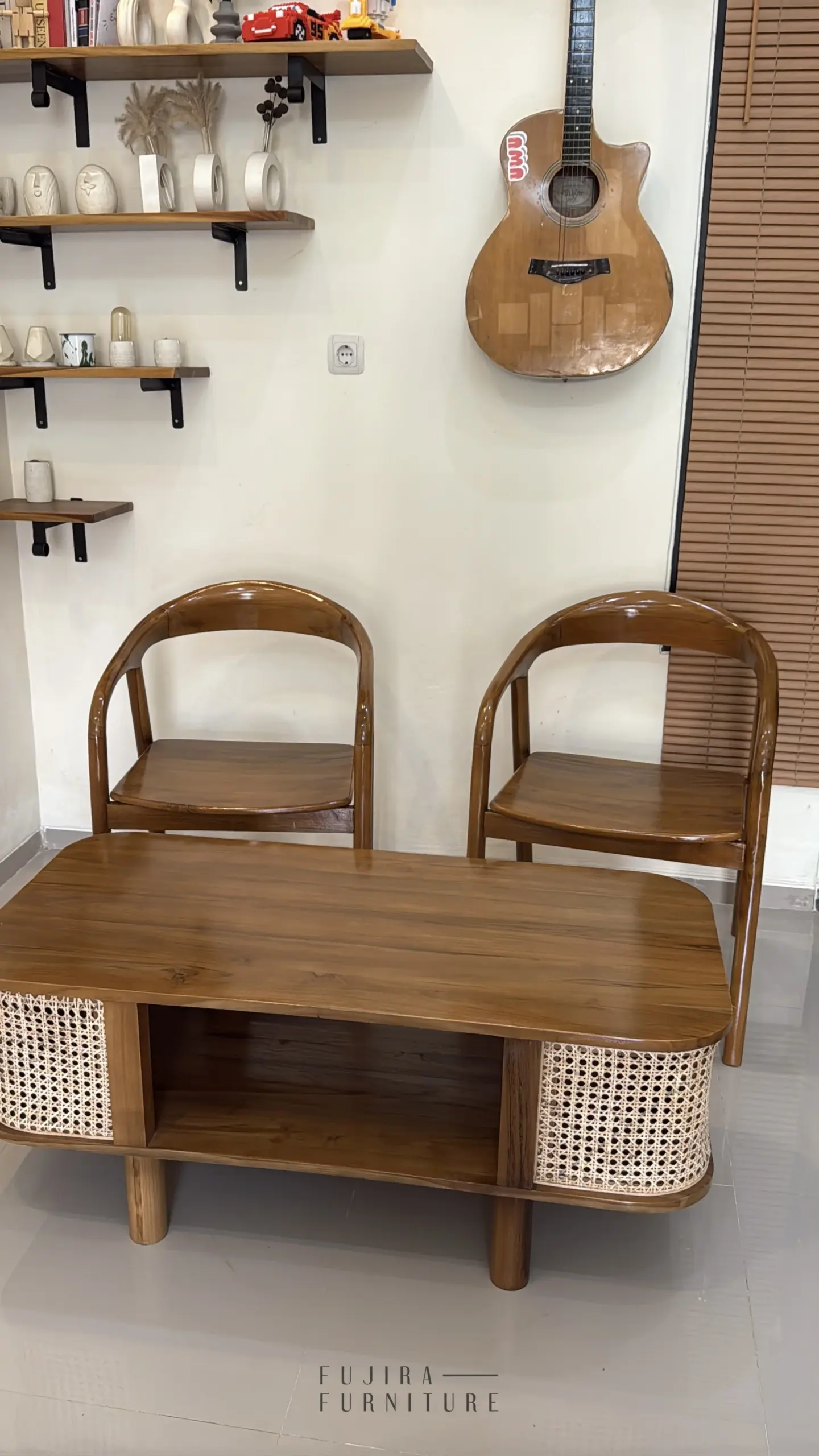 Set Teras Selly Premium Kayu Jati - Image 2