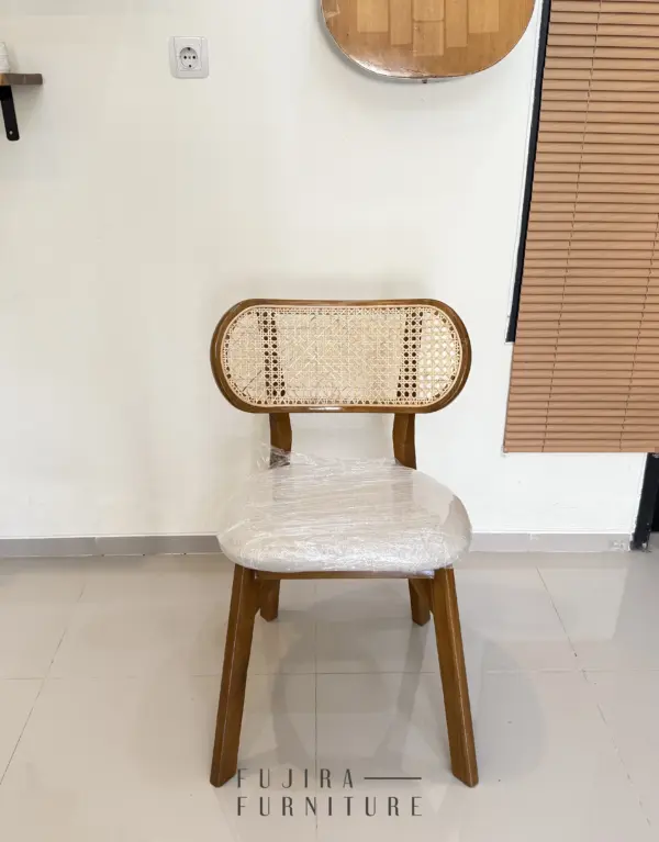 Kursi Kacang Premium Sandaran Lebar Kayu Jati Perhutani