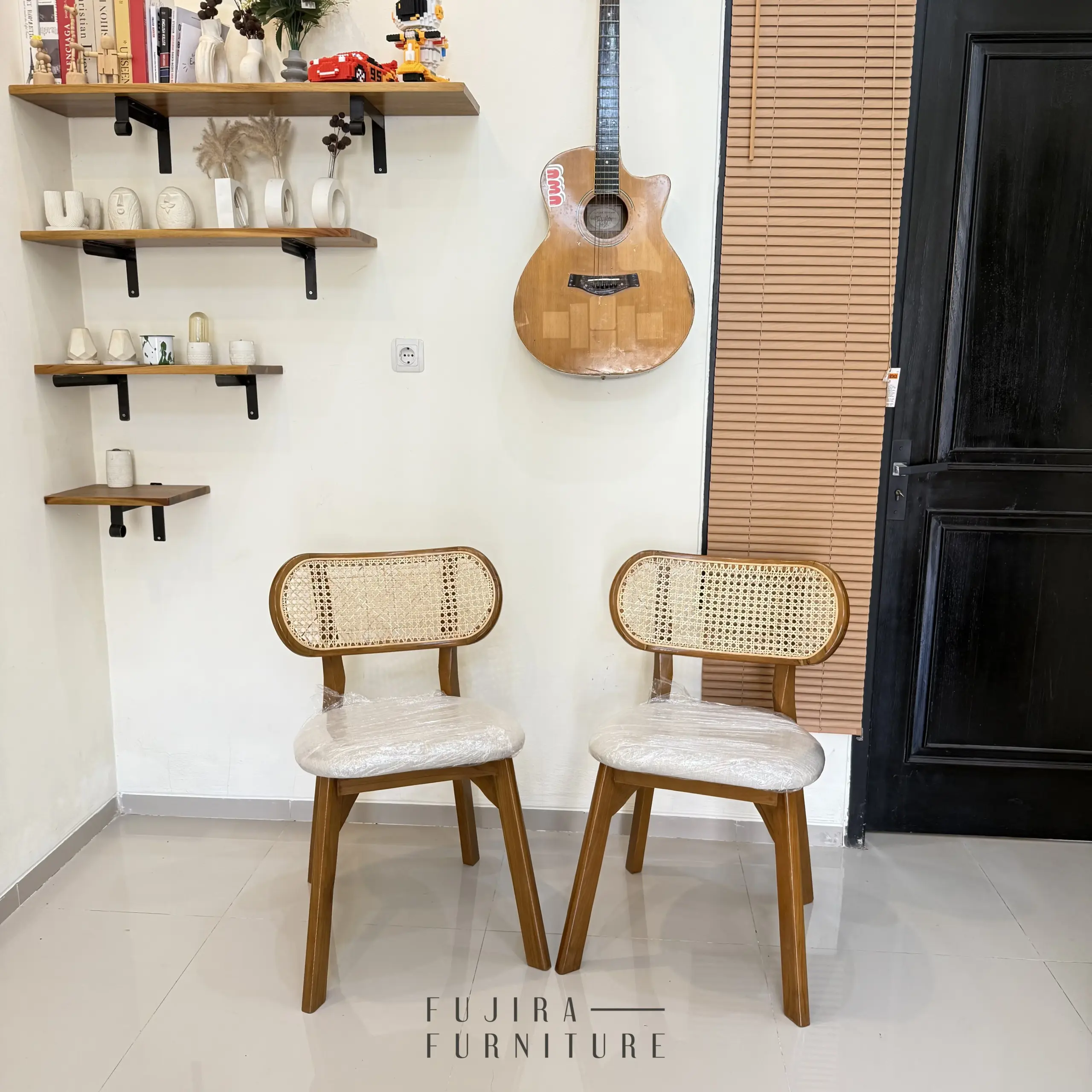 Kursi Kacang Premium Sandaran Lebar Kayu Jati Perhutani - Image 6
