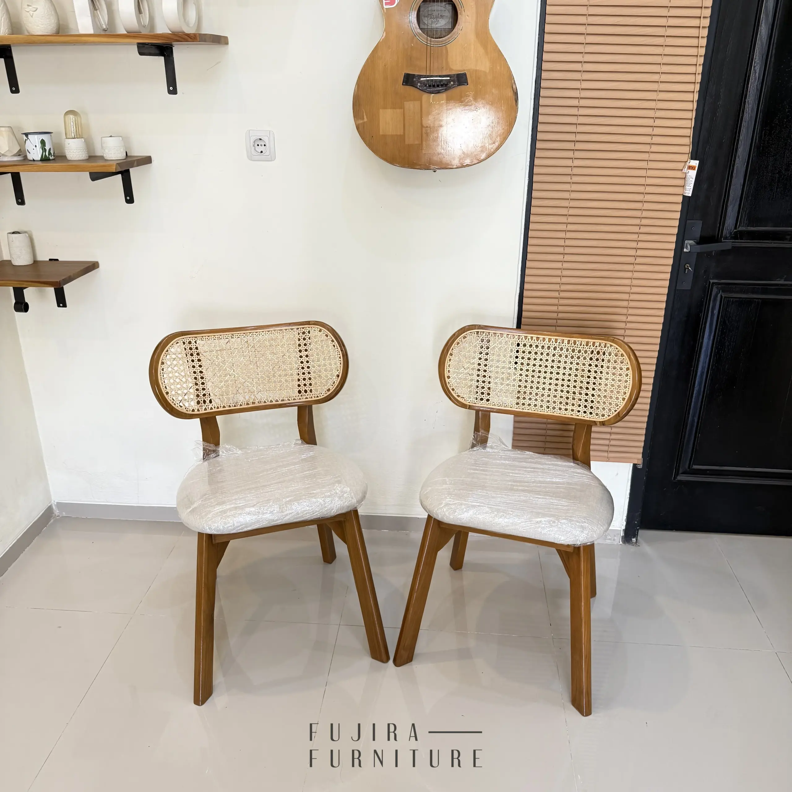 Kursi Kacang Premium Sandaran Lebar Kayu Jati Perhutani - Image 7