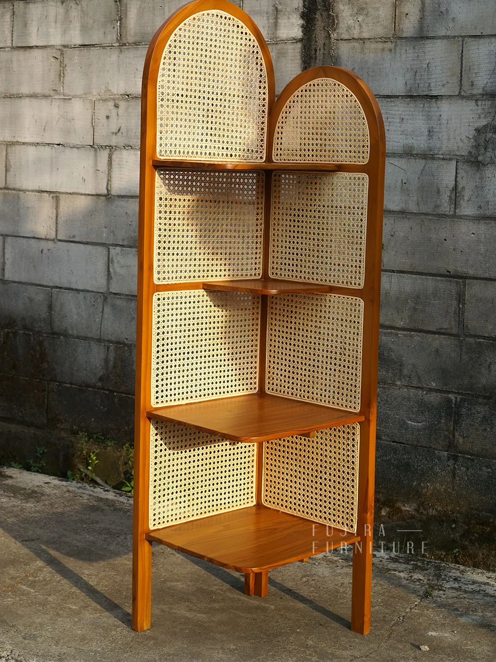 Rak Buku / Bookshelf Kayu Jati - Image 5