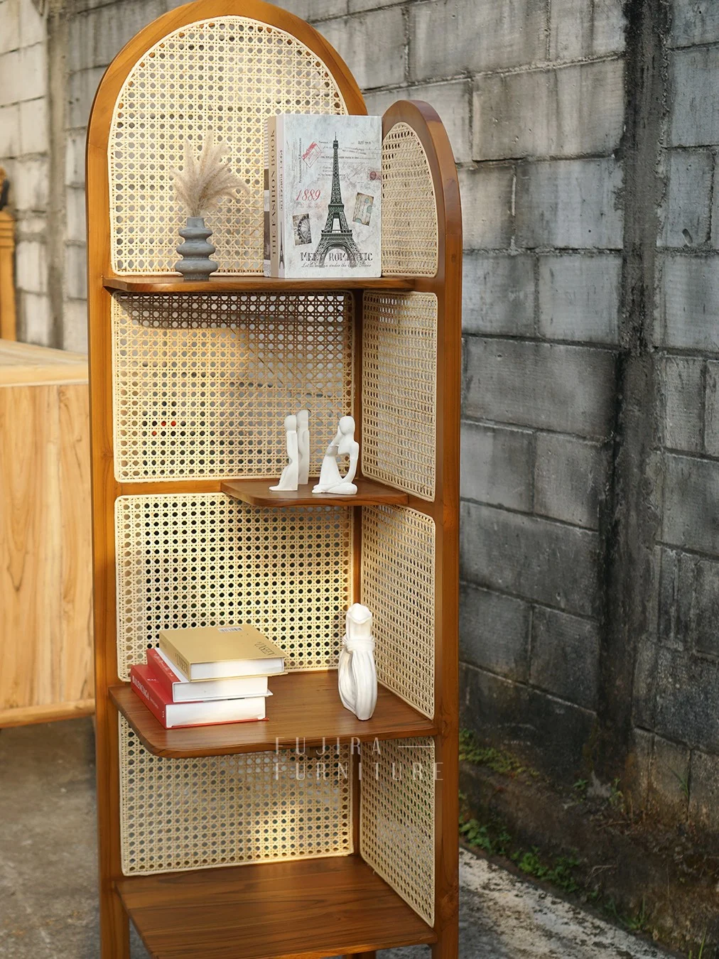 Rak Buku / Bookshelf Kayu Jati - Image 6