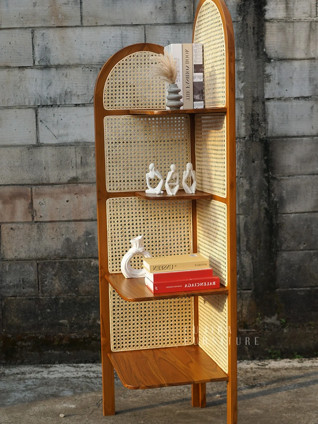 Rak Buku / Bookshelf Kayu Jati - Image 7
