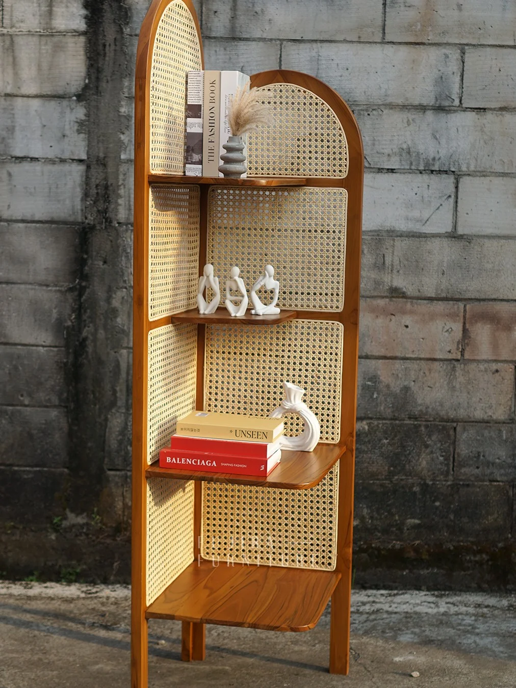 Rak Buku / Bookshelf Kayu Jati - Image 8