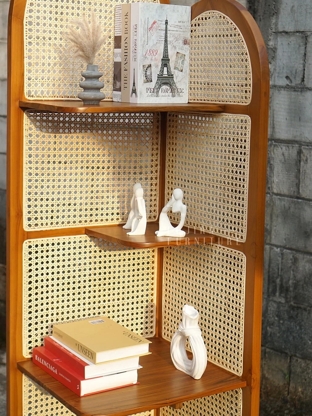 Rak Buku / Bookshelf Kayu Jati - Image 9